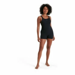 Speedo Black Eco Endurance+ Legsuit Swimsuit