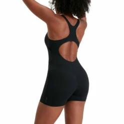 Speedo Black Eco Endurance+ Legsuit Swimsuit -Speedo shop unnamed file 787