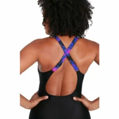 Speedo Lexi Printed Black Shaping Swimsuit -Speedo shop unnamed file 797
