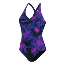Speedo Lexi Printed Black Shaping Swimsuit -Speedo shop unnamed file 802