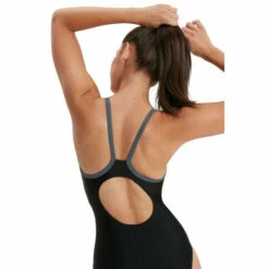 Speedo Black Dive Thinstrap Muscleback Swimsuit -Speedo shop unnamed file 807