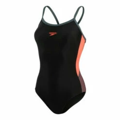 Speedo Black Dive Thinstrap Muscleback Swimsuit -Speedo shop unnamed file 813