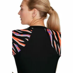 Speedo Long Sleeve Paddle Black Swimsuit -Speedo shop unnamed file 831