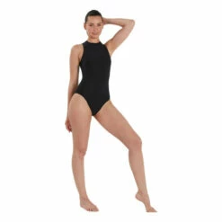 Speedo Black Essential Hydrasuit Flex Swimsuit -Speedo shop unnamed file 854