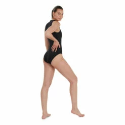 Speedo Black Essential Hydrasuit Flex Swimsuit -Speedo shop unnamed file 856