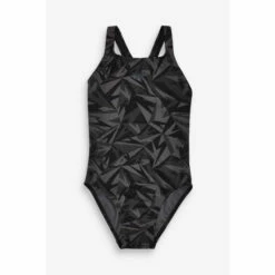 Speedo Black Hyperboom All-Over Medallist Swimsuit