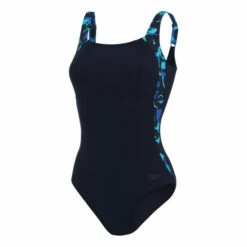 Speedo Blue LunaLustre Printed Shaping Swimsuit 9 Speedo Blue LunaLustre Printed Shaping Swimsuit -Speedo shop unnamed file 872