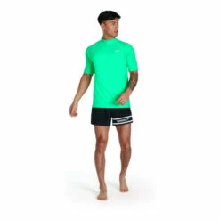 Speedo Green Short Sleeve Swim T-Shirt -Speedo shop unnamed file 939