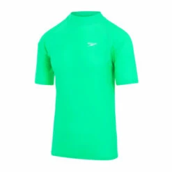 Speedo Green Short Sleeve Swim T-Shirt -Speedo shop unnamed file 945
