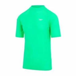 Speedo Green Short Sleeve Swim T-Shirt -Speedo shop unnamed file 947