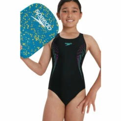 Speedo Black Plastisol Placement Muscleback Swimsuit -Speedo shop unnamed file 970