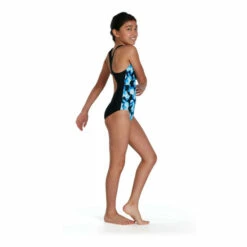 Speedo Allover Splashback Black Swimsuit -Speedo shop unnamed file 979